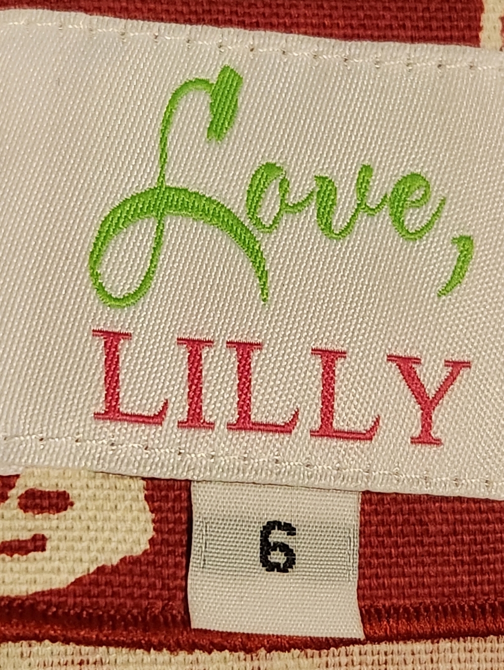 Love, Lily Lobster Skirt Red White Rope Mini 6 USA - Picture 4 of 5